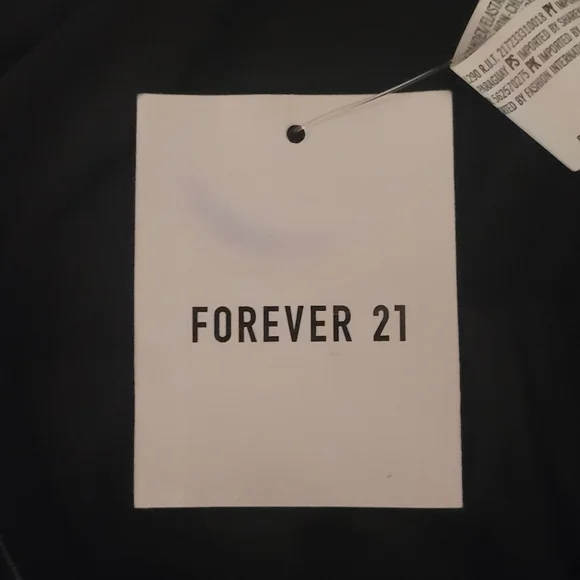 Forever 21 Plus Size Black Ruched Waist Pants - Picture 8 of 9